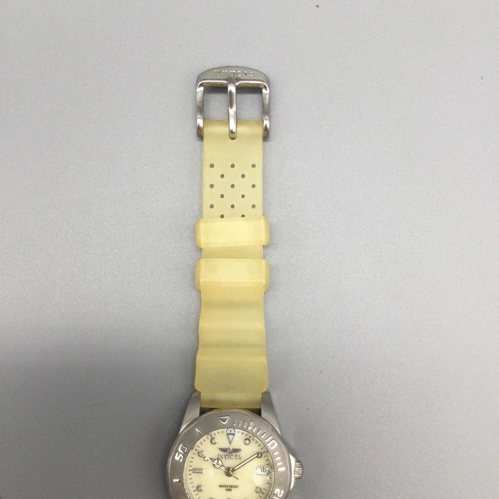 Invicta Stainless Steel Women's Watch with Yellow Dial and Strap - Picture 8 of 12